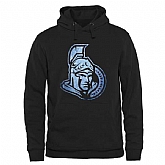 Men's Ottawa Senators Rinkside Pond Hockey Pullover Hoodie - Black,baseball caps,new era cap wholesale,wholesale hats